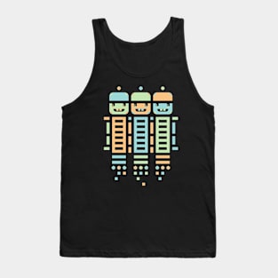 Acorn Rocket Bots Multi Tank Top